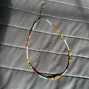 Handmade western beaded choker